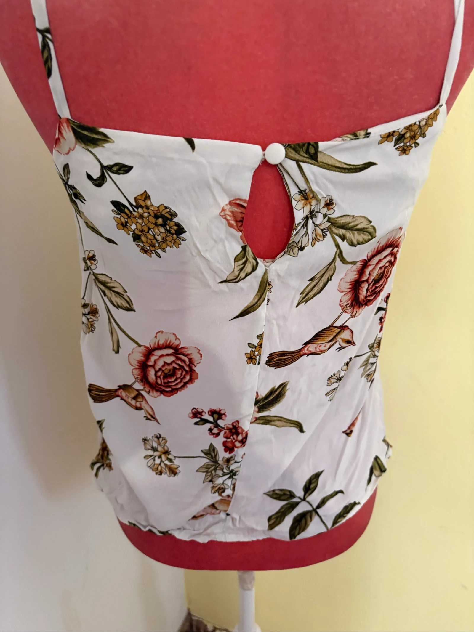 Floral White Strappy Top – photo 4